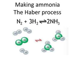 Formula for the Haber Process