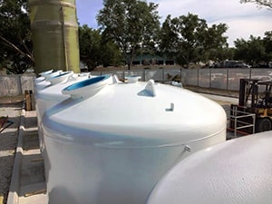 Image of degasification system for the removal of hydrogen sulfide
