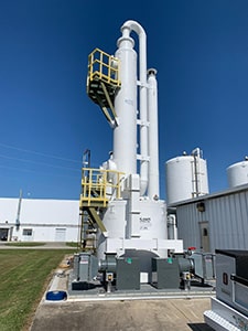 Image of Wet Scrubber Tower in Water Treatment